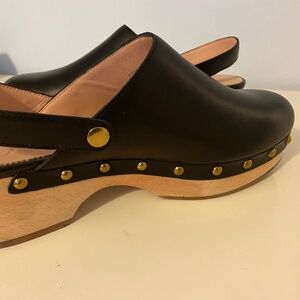J. Crew Clogs Black Size 9 - Like new